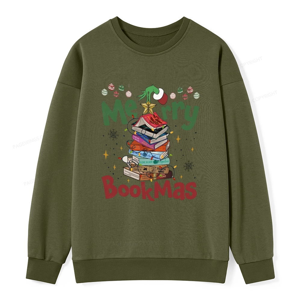 Pagewings Fourth Wing Merry Bookmas Unisex Classic Sweatshirt