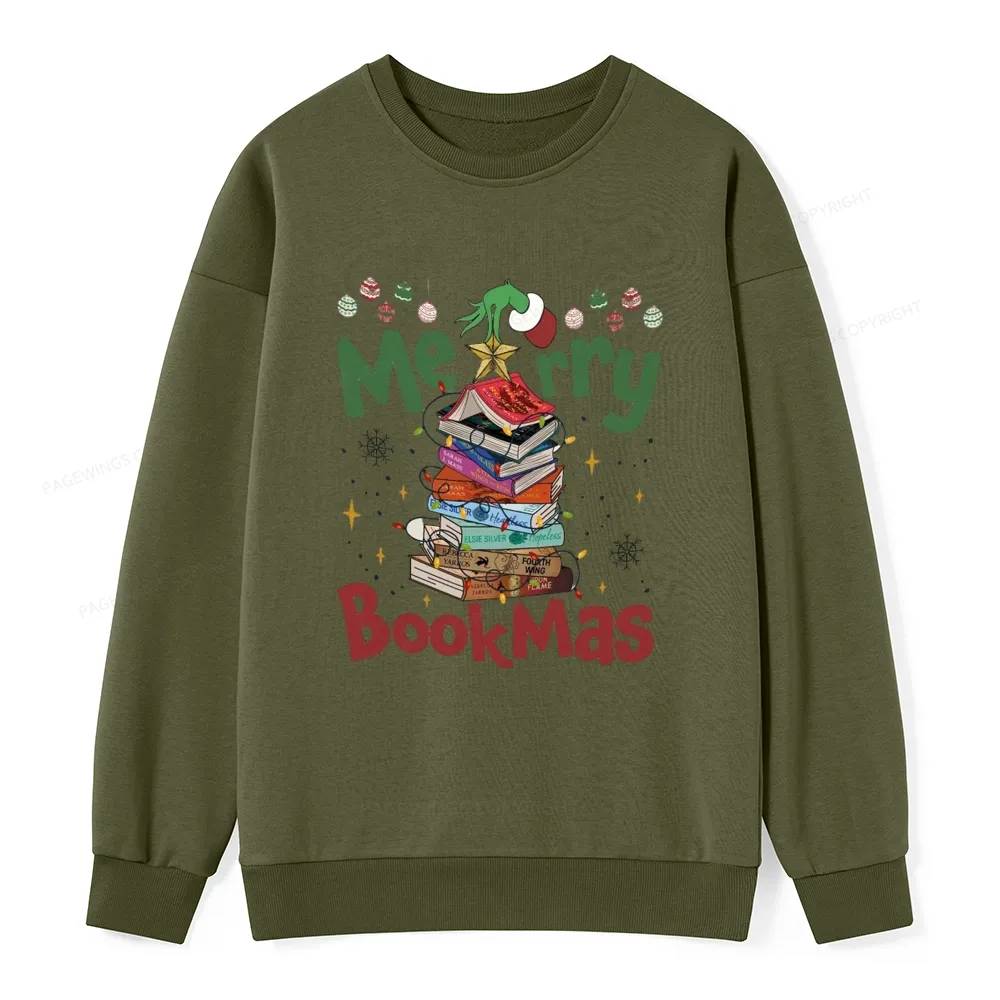 Pagewings Fourth Wing Merry Bookmas Unisex Classic Sweatshirt