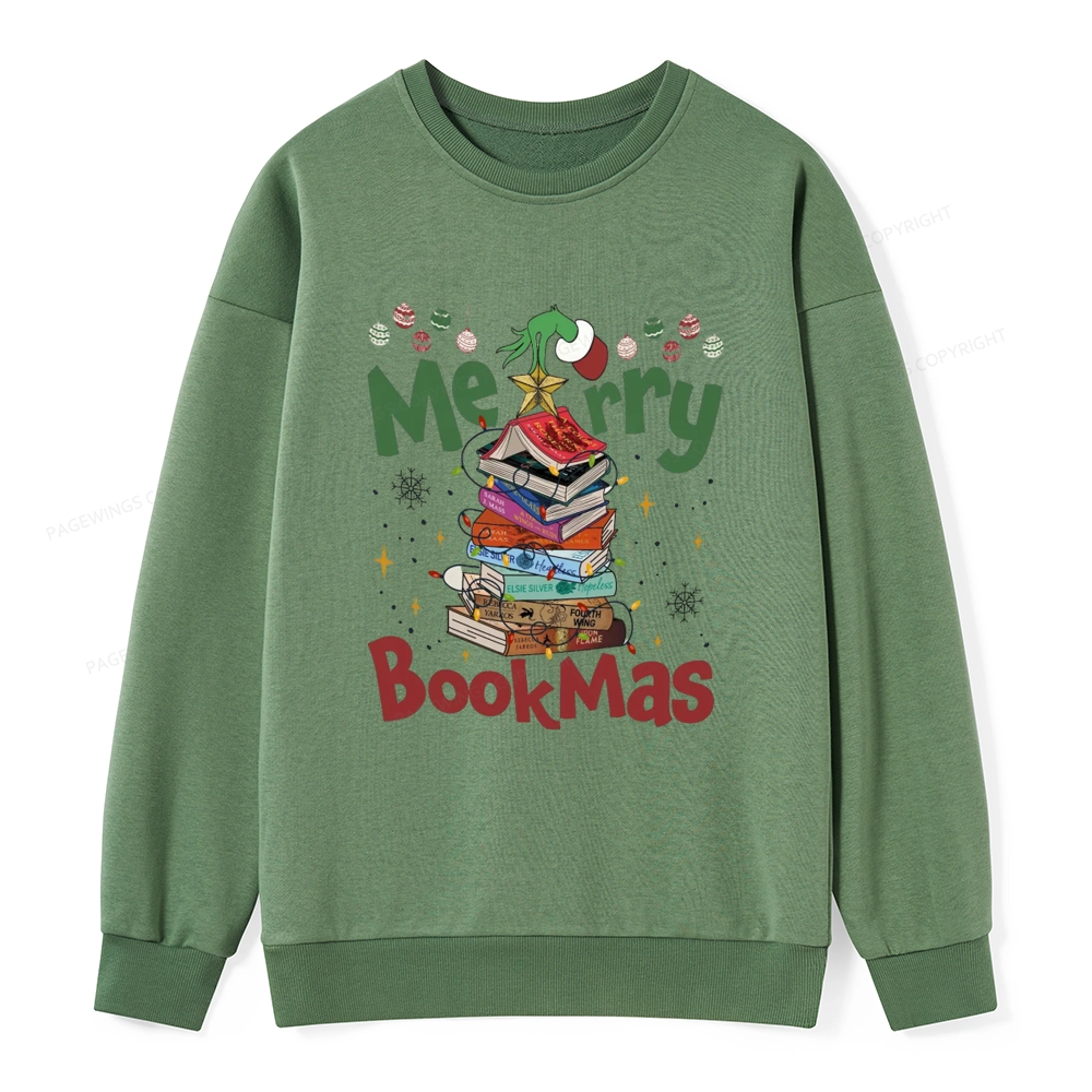 Pagewings Fourth Wing Merry Bookmas Unisex Classic Sweatshirt