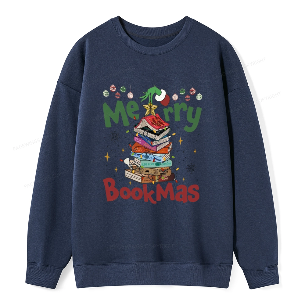 Pagewings Fourth Wing Merry Bookmas Unisex Classic Sweatshirt