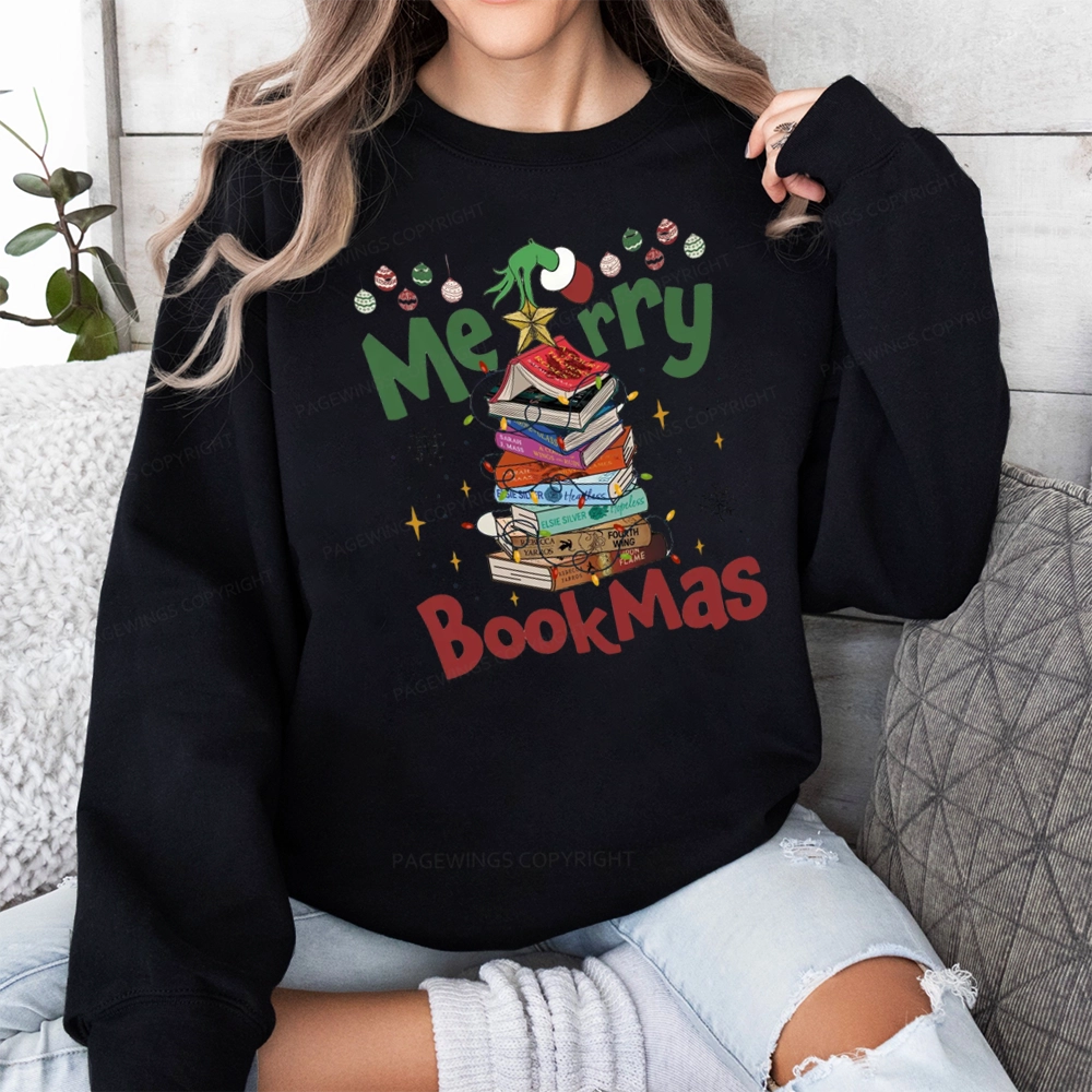 Pagewings Fourth Wing Merry Bookmas Unisex Classic Sweatshirt