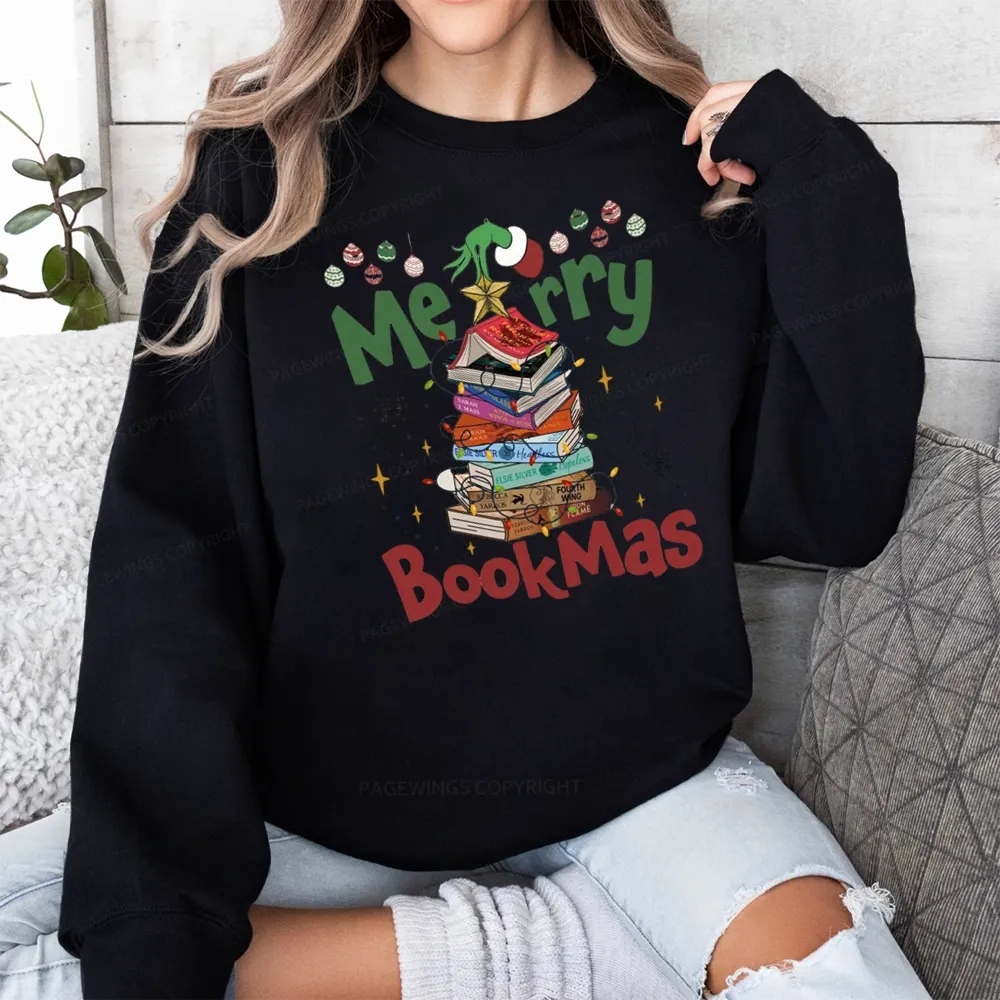 Pagewings Fourth Wing Merry Bookmas Unisex Classic Sweatshirt