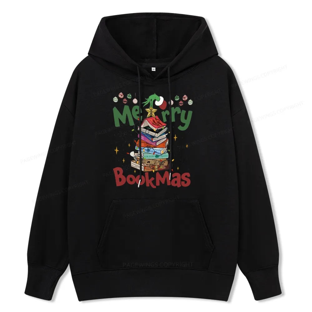 Pagewings Fourth Wing Merry Bookmas Unisex Classic Hoodie