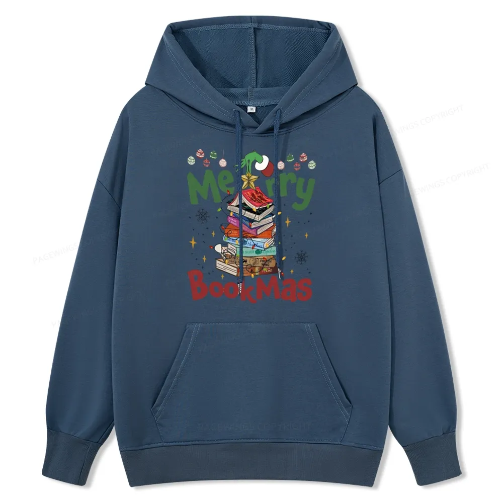 Pagewings Fourth Wing Merry Bookmas Unisex Classic Hoodie