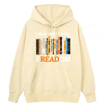 Pagewings I Read What I Want Banned Books Unisex Classic Hoodie