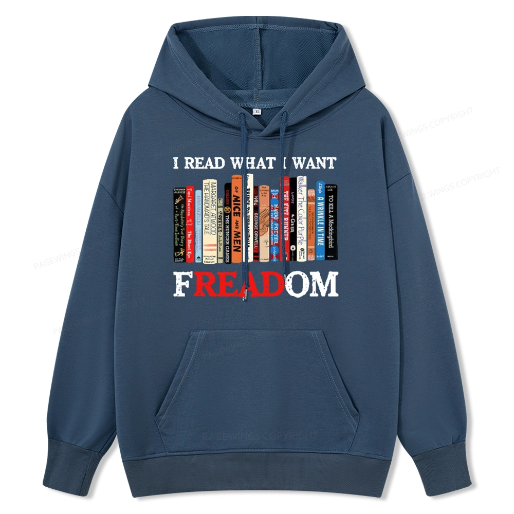 Pagewings I Read What I Want Banned Books Unisex Classic Hoodie