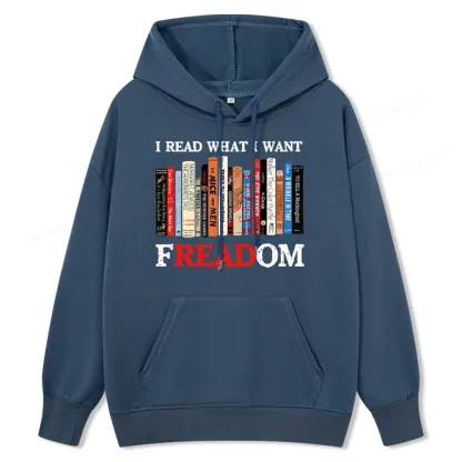 Pagewings I Read What I Want Banned Books Unisex Classic Hoodie