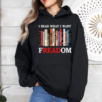 Pagewings I Read What I Want Banned Books Unisex Classic Hoodie