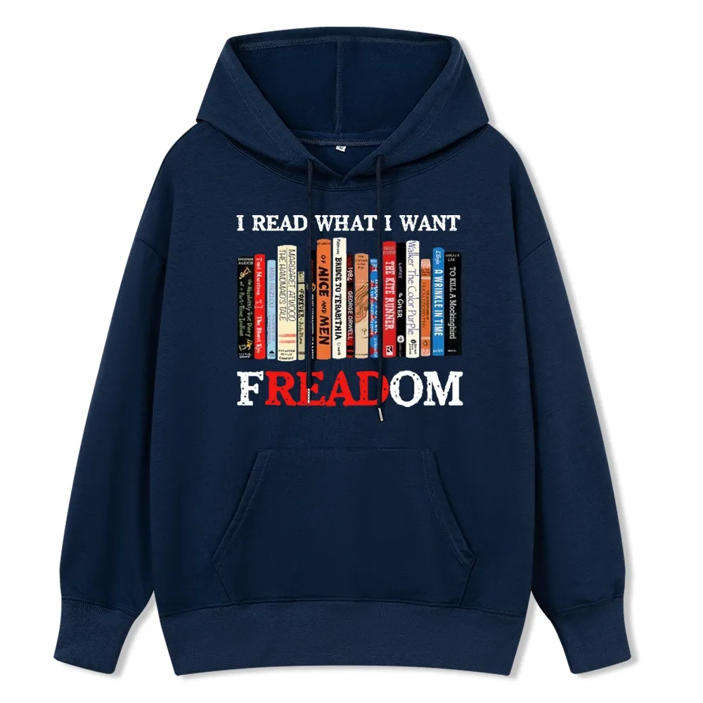Pagewings I Read What I Want Banned Books Unisex Classic Hoodie