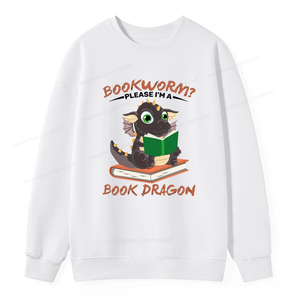Pagewings Book Dragon Unisex Classic Sweatshirt