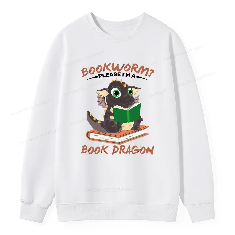 Pagewings Book Dragon Unisex Classic Sweatshirt