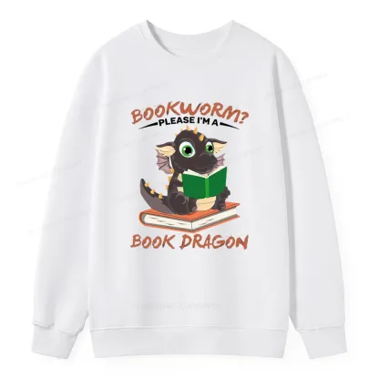 Pagewings Book Dragon Unisex Classic Sweatshirt