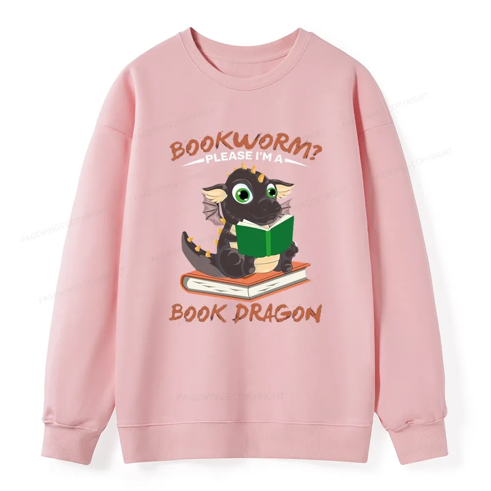 Pagewings Book Dragon Unisex Classic Sweatshirt