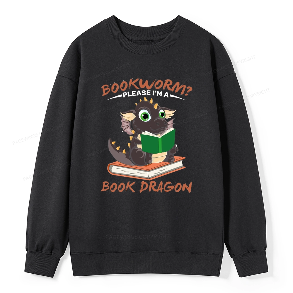 Pagewings Book Dragon Unisex Classic Sweatshirt