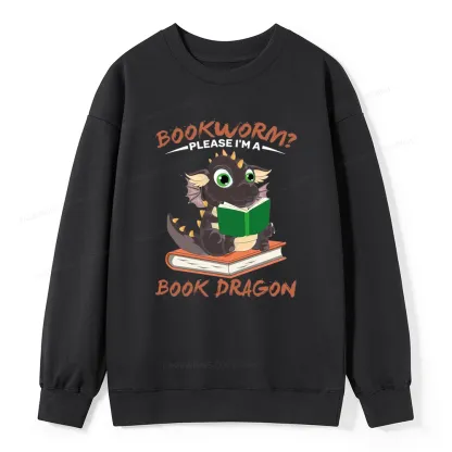 Pagewings Book Dragon Unisex Classic Sweatshirt
