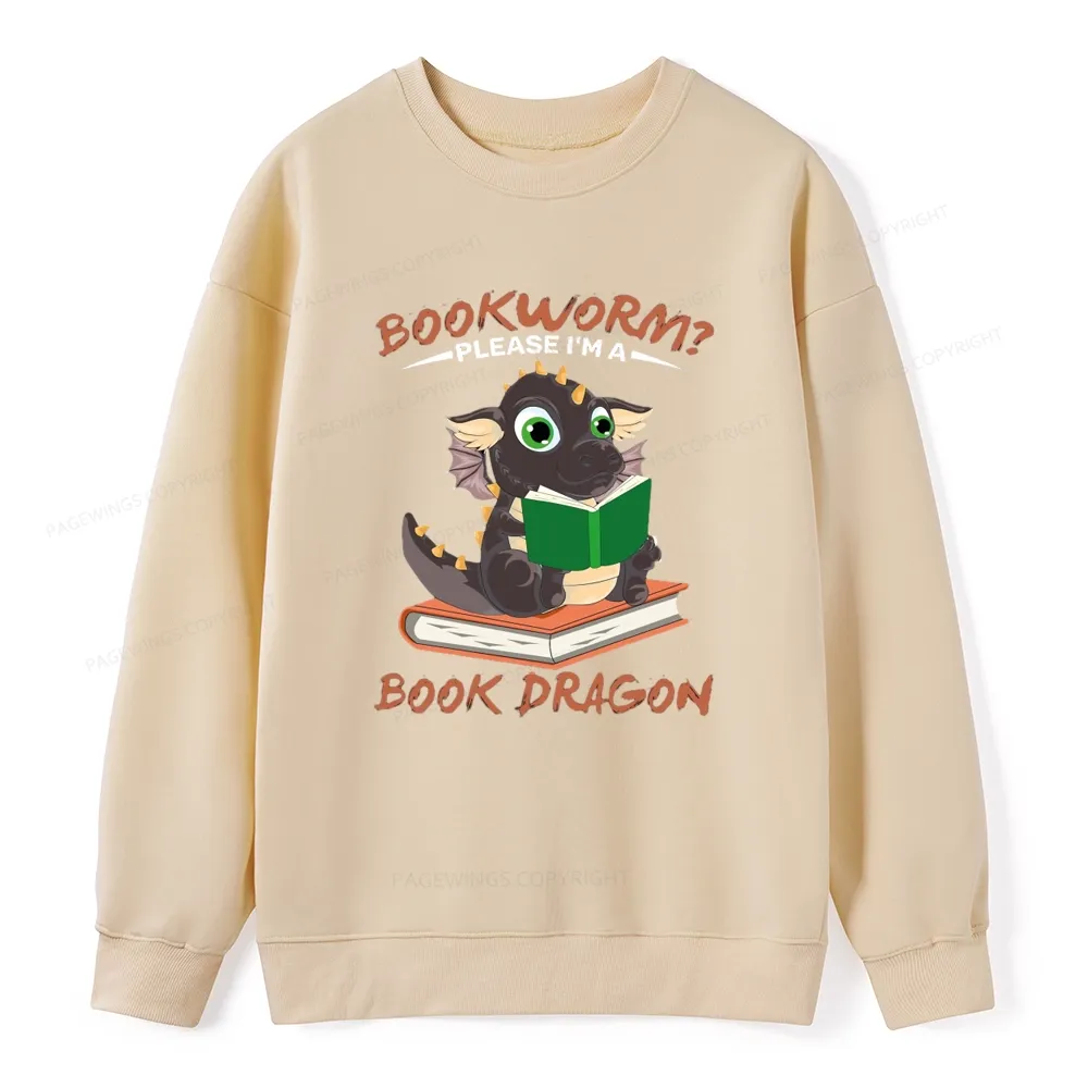 Pagewings Book Dragon Unisex Classic Sweatshirt