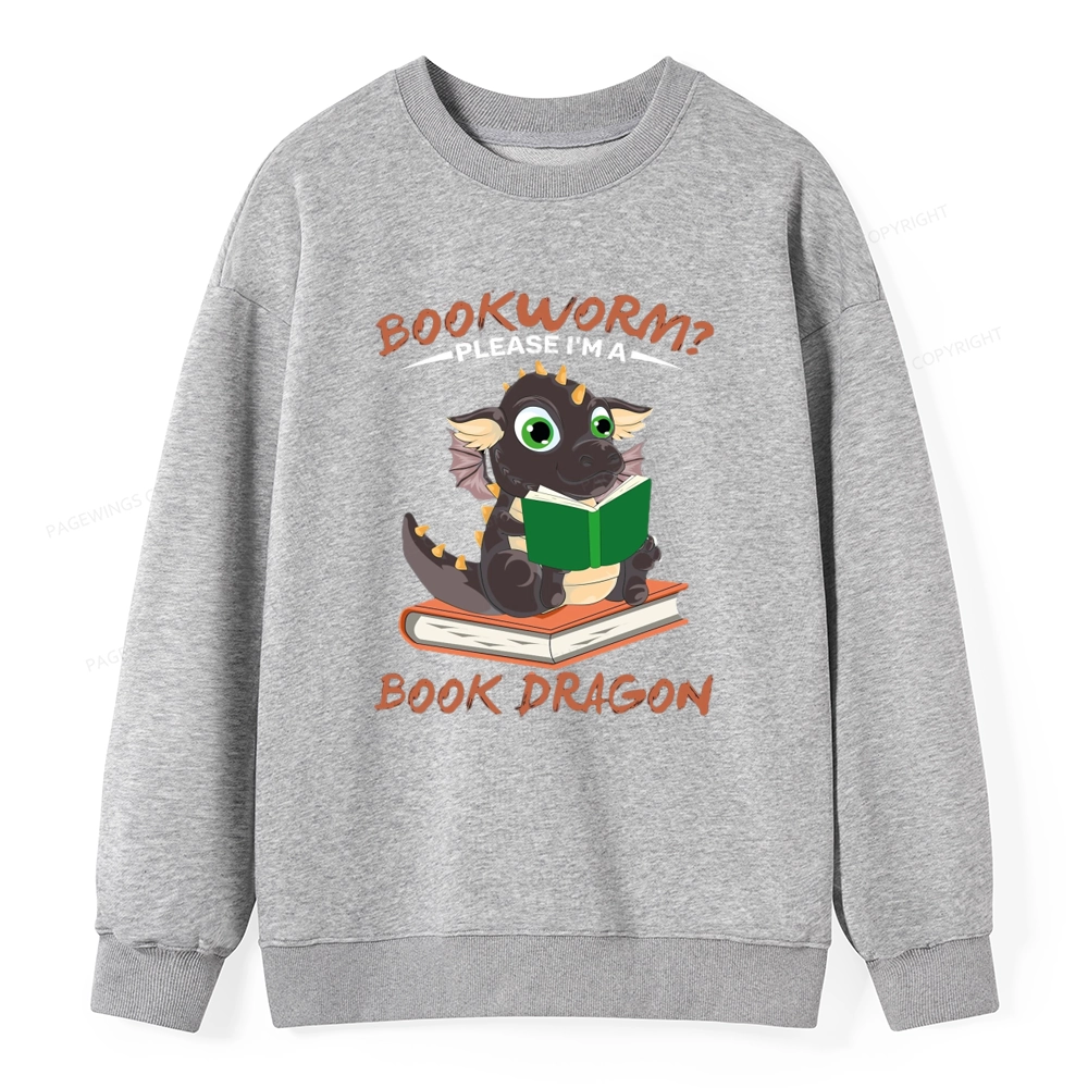 Pagewings Book Dragon Unisex Classic Sweatshirt