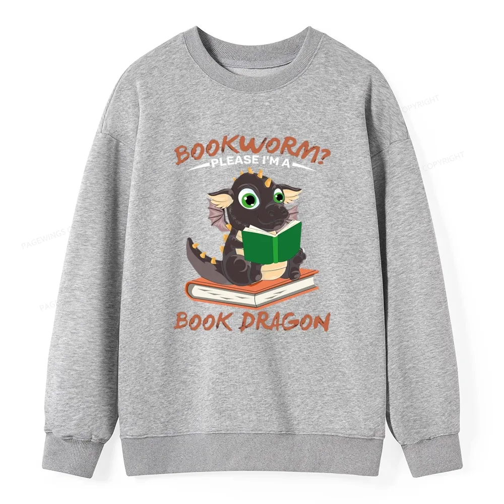 Pagewings Book Dragon Unisex Classic Sweatshirt