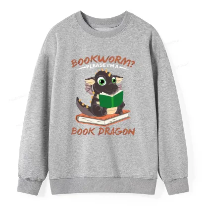 Pagewings Book Dragon Unisex Classic Sweatshirt