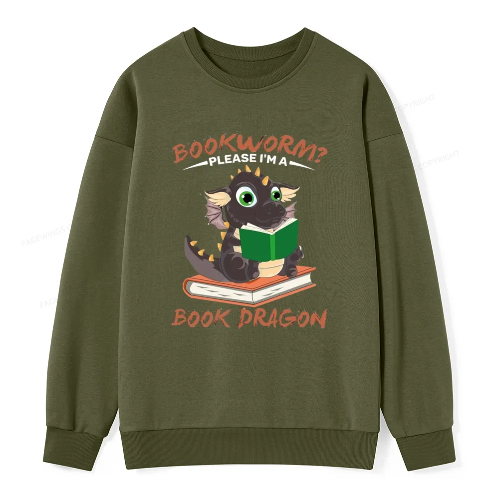 Pagewings Book Dragon Unisex Classic Sweatshirt
