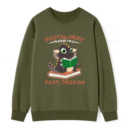Pagewings Book Dragon Unisex Classic Sweatshirt