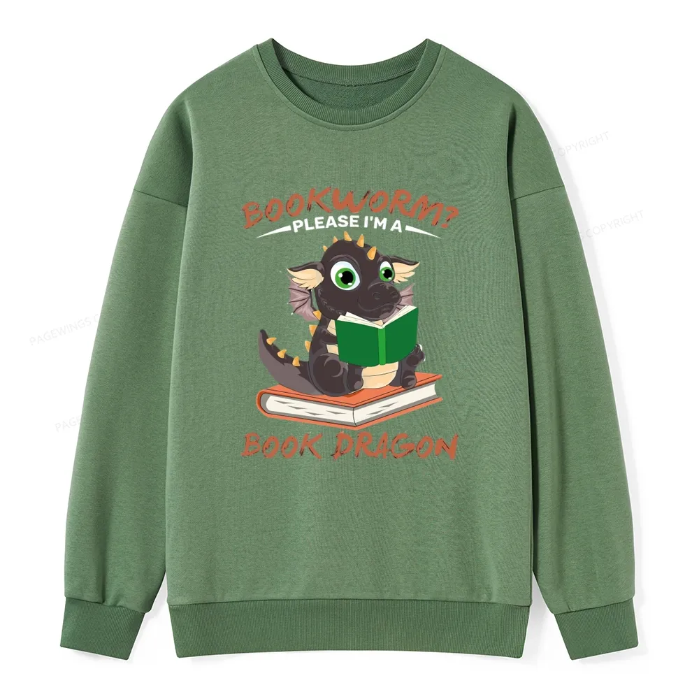 Pagewings Book Dragon Unisex Classic Sweatshirt