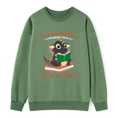 Pagewings Book Dragon Unisex Classic Sweatshirt