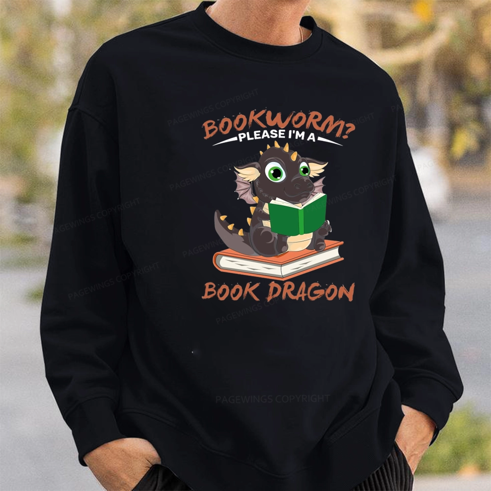 Pagewings Book Dragon Unisex Classic Sweatshirt