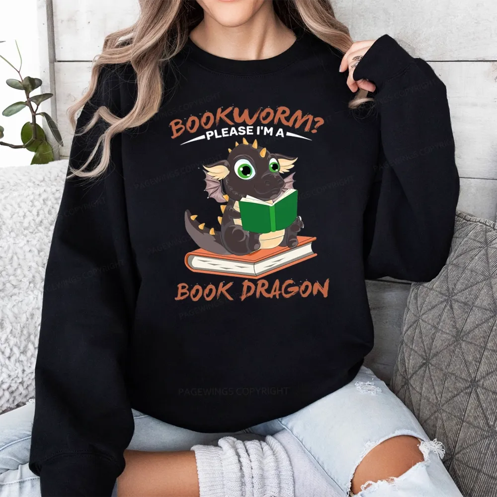 Pagewings Book Dragon Unisex Classic Sweatshirt