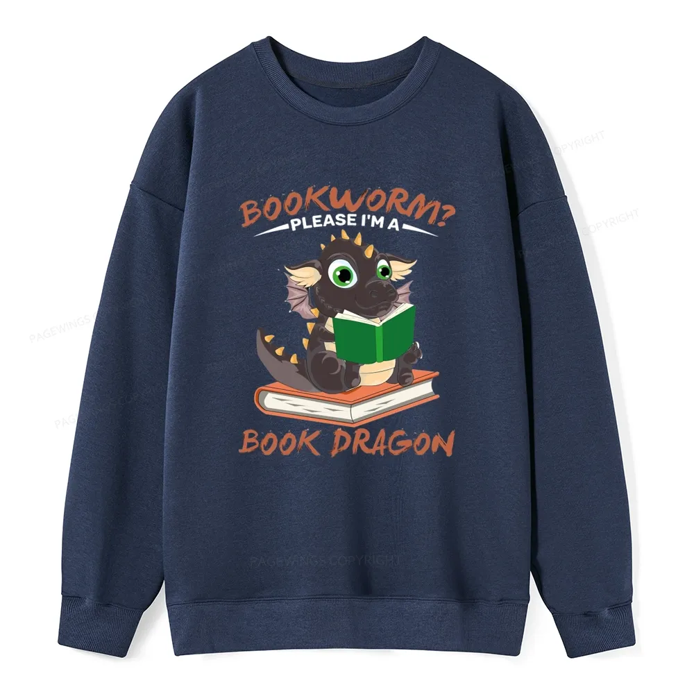 Pagewings Book Dragon Unisex Classic Sweatshirt