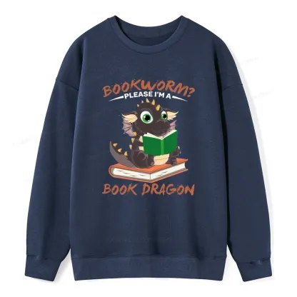 Pagewings Book Dragon Unisex Classic Sweatshirt