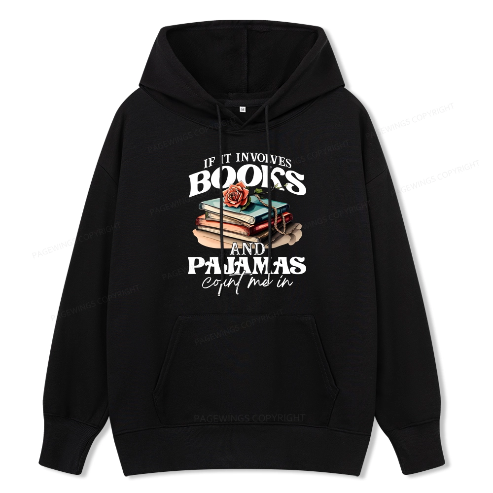 Pagewings Books And Pajamas Unisex Classic Hoodie