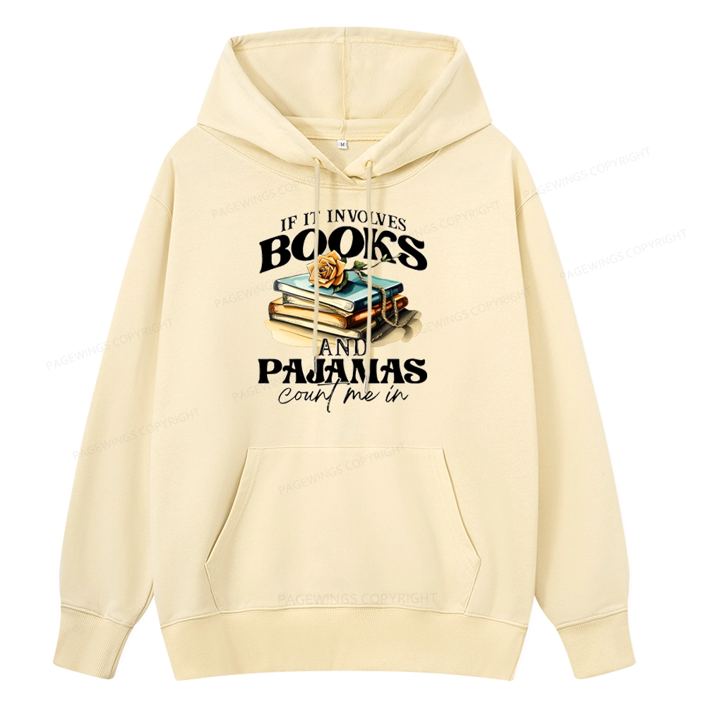 Pagewings Books And Pajamas Unisex Classic Hoodie