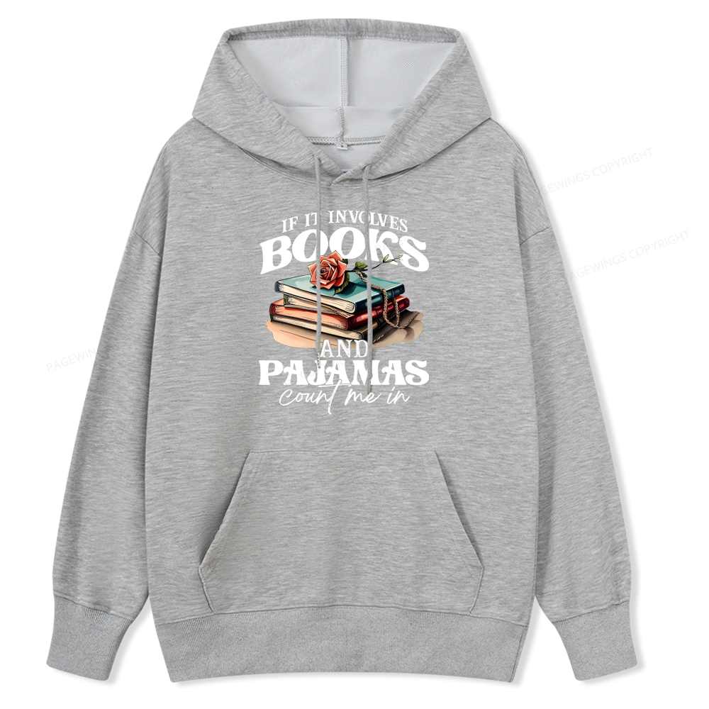 Pagewings Books And Pajamas Unisex Classic Hoodie