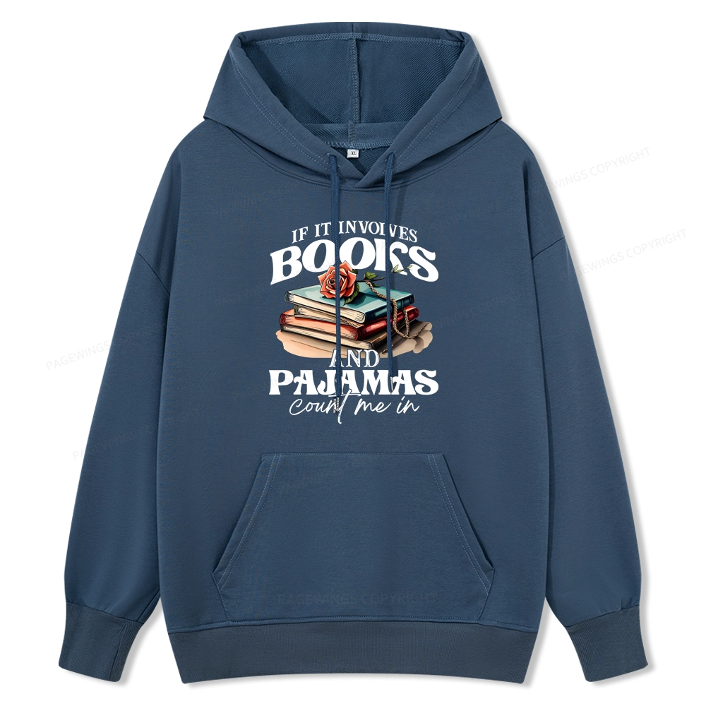 Pagewings Books And Pajamas Unisex Classic Hoodie