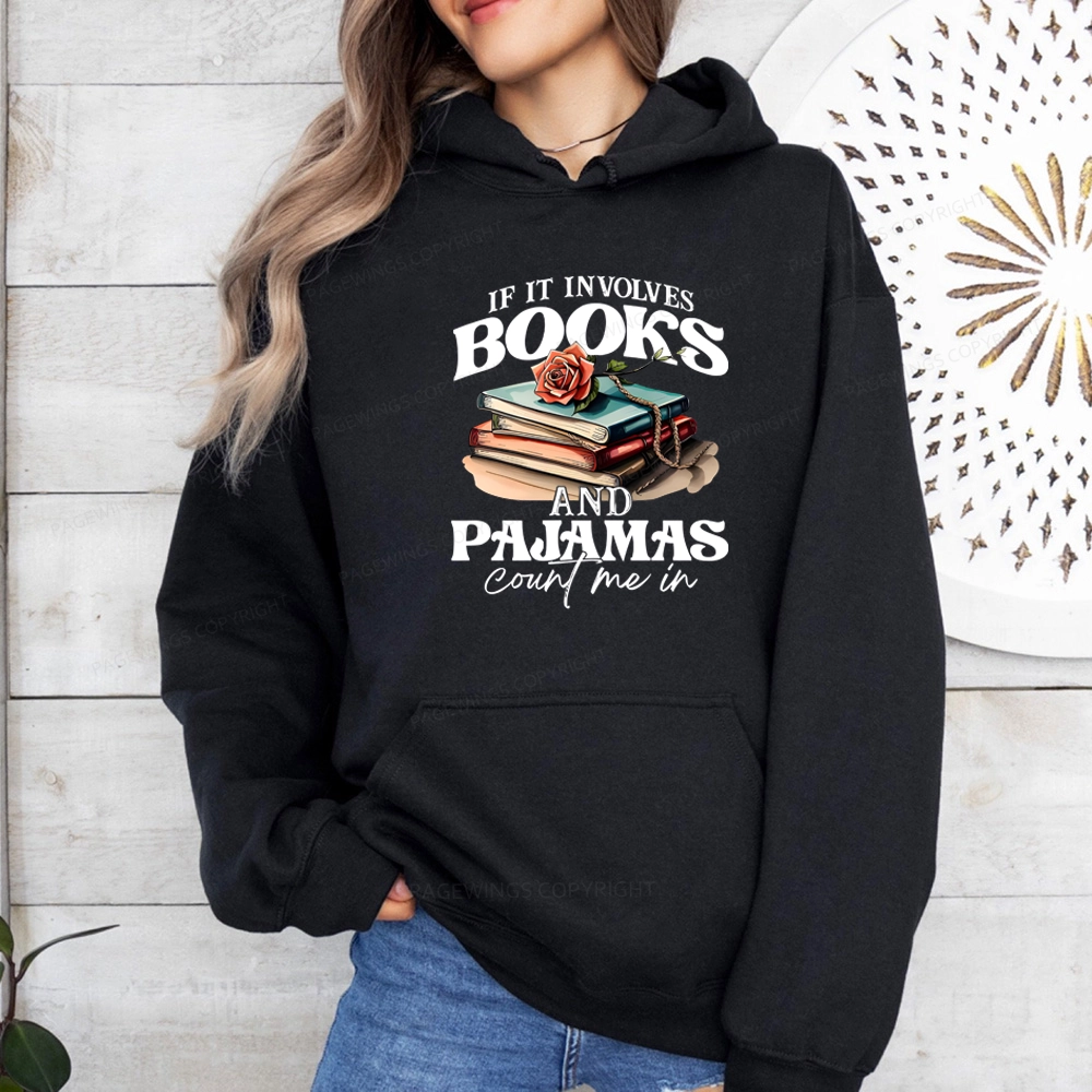Pagewings Books And Pajamas Unisex Classic Hoodie