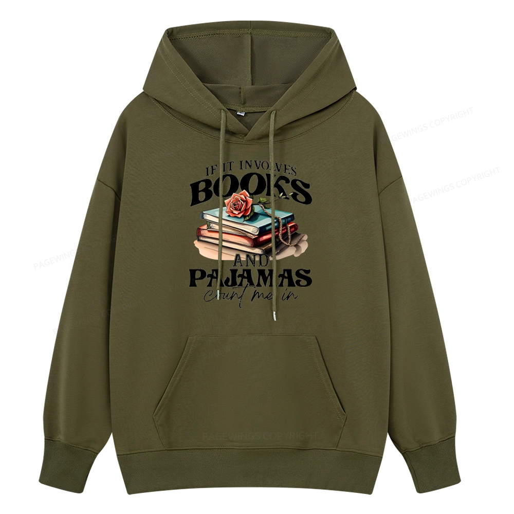 Pagewings Books And Pajamas Unisex Classic Hoodie