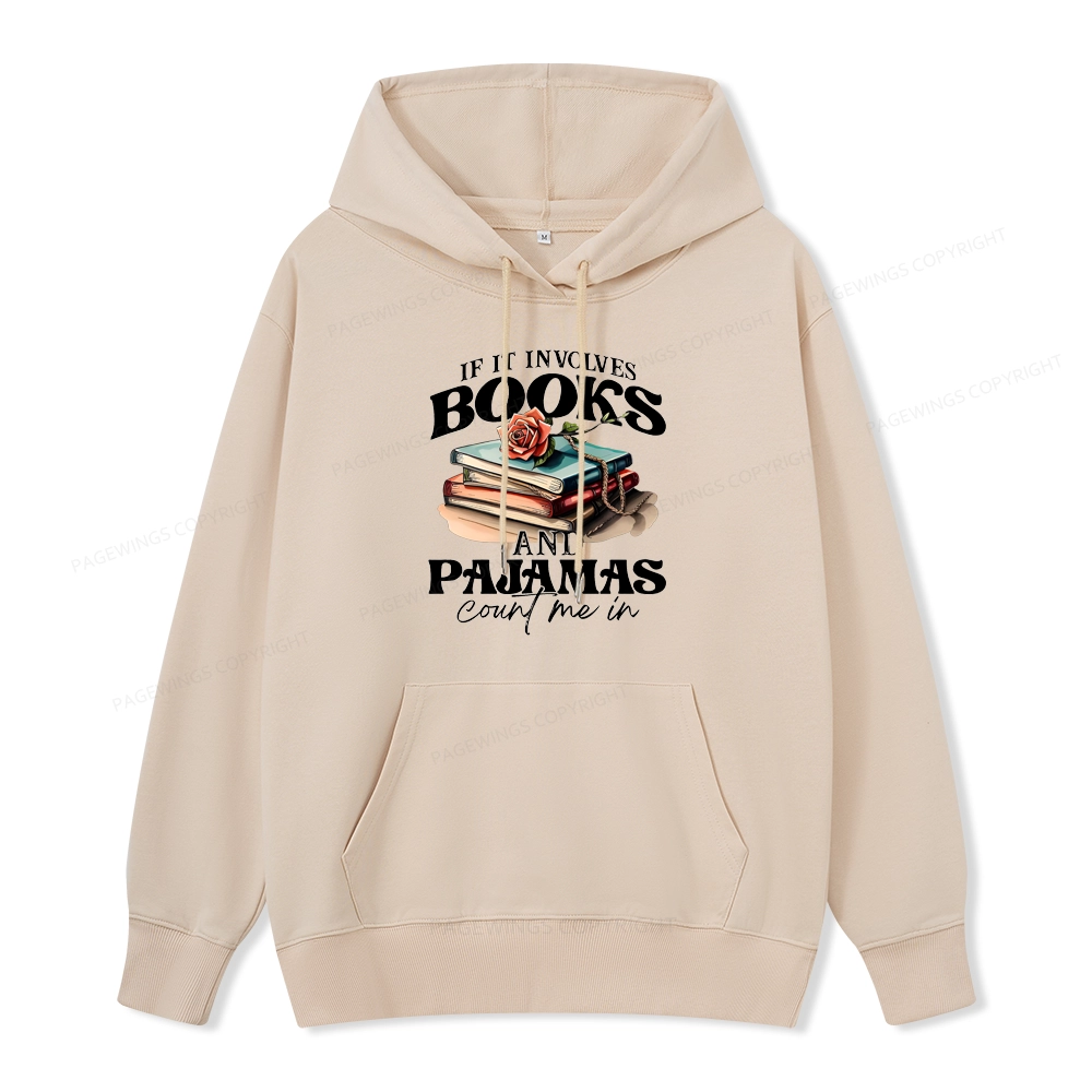 Pagewings Books And Pajamas Unisex Classic Hoodie