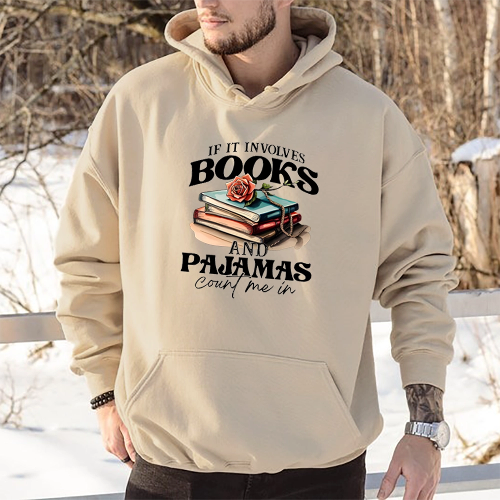 Pagewings Books And Pajamas Unisex Classic Hoodie