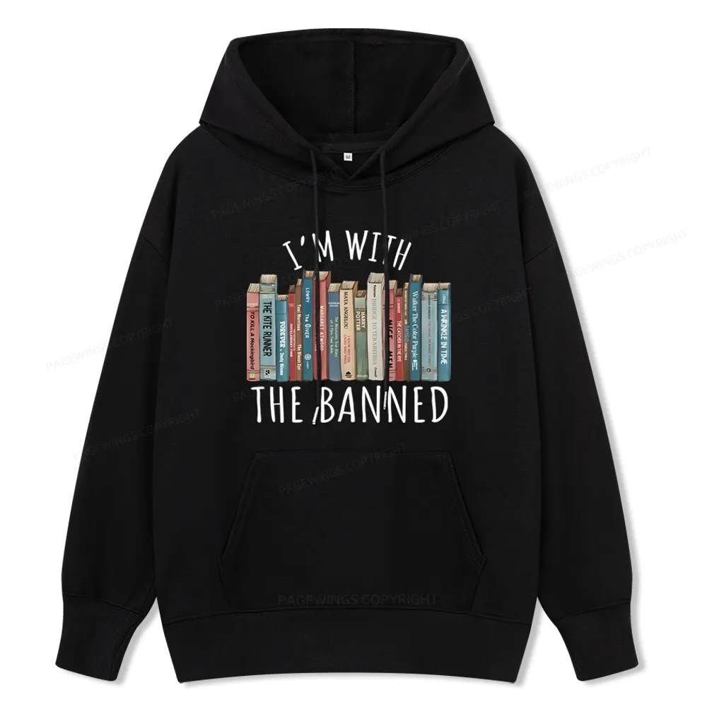 Pagewings I'm With The Banned Unisex Classic Hoodie