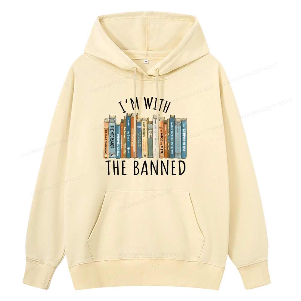 Pagewings I'm With The Banned Unisex Classic Hoodie