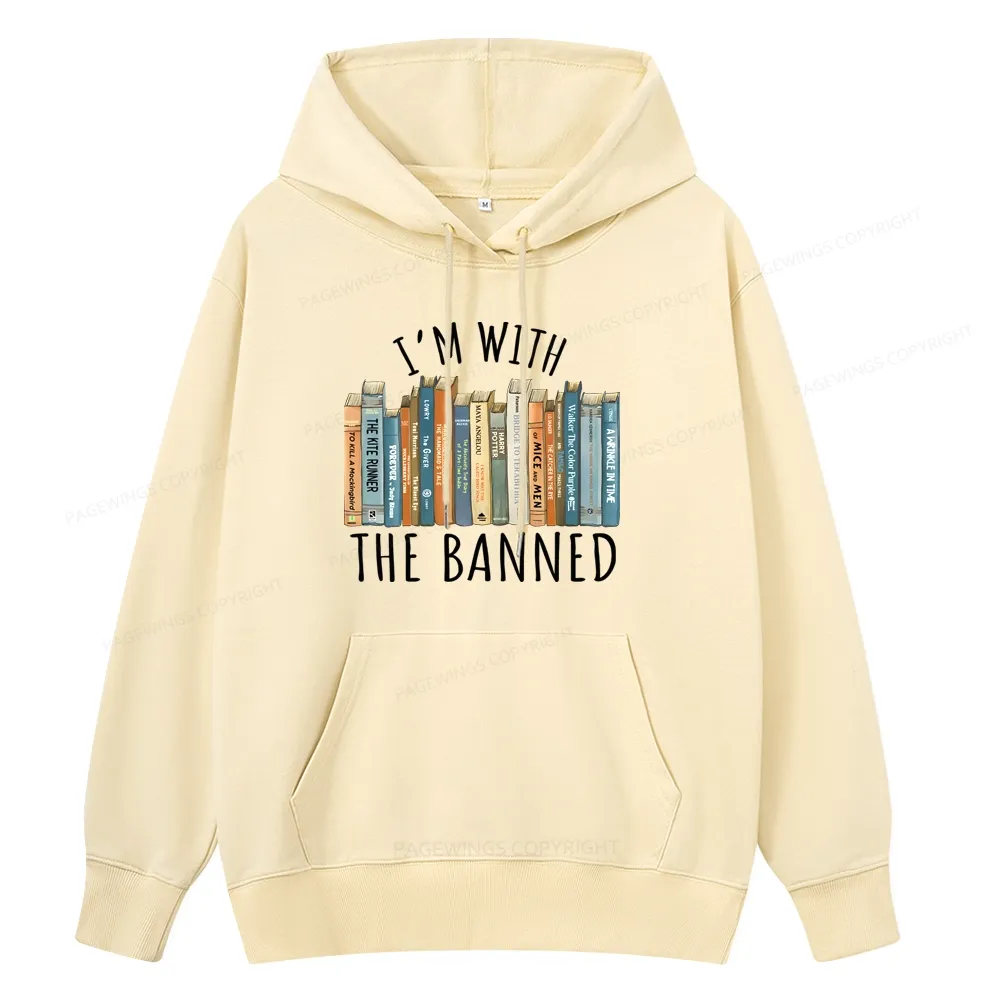 Pagewings I'm With The Banned Unisex Classic Hoodie