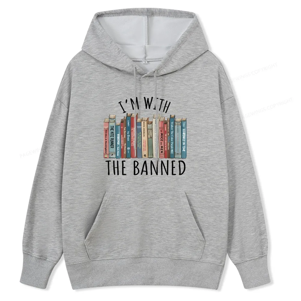 Pagewings I'm With The Banned Unisex Classic Hoodie