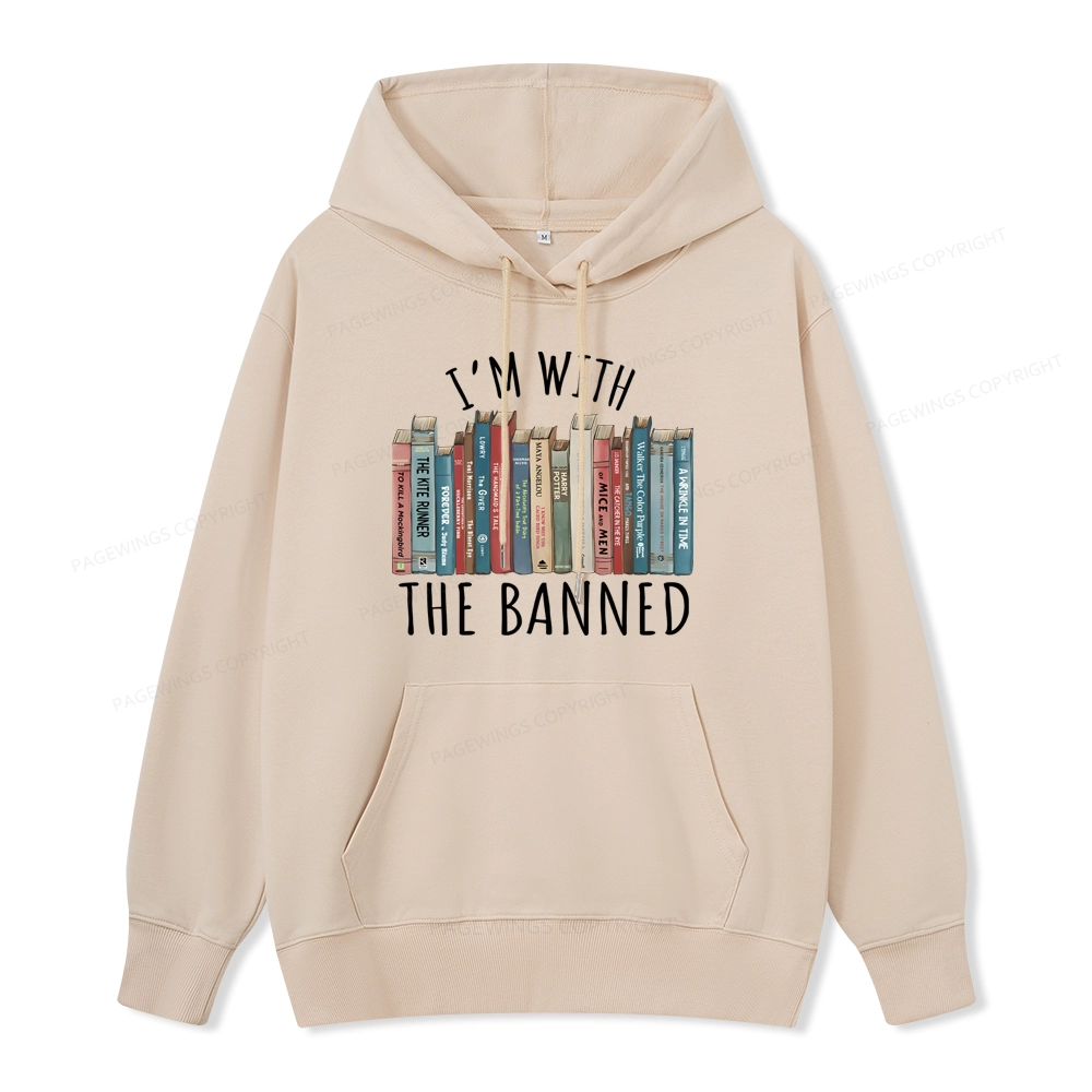 Pagewings I'm With The Banned Unisex Classic Hoodie