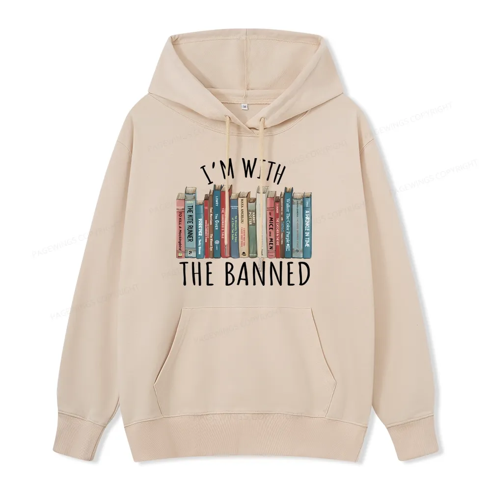 Pagewings I'm With The Banned Unisex Classic Hoodie