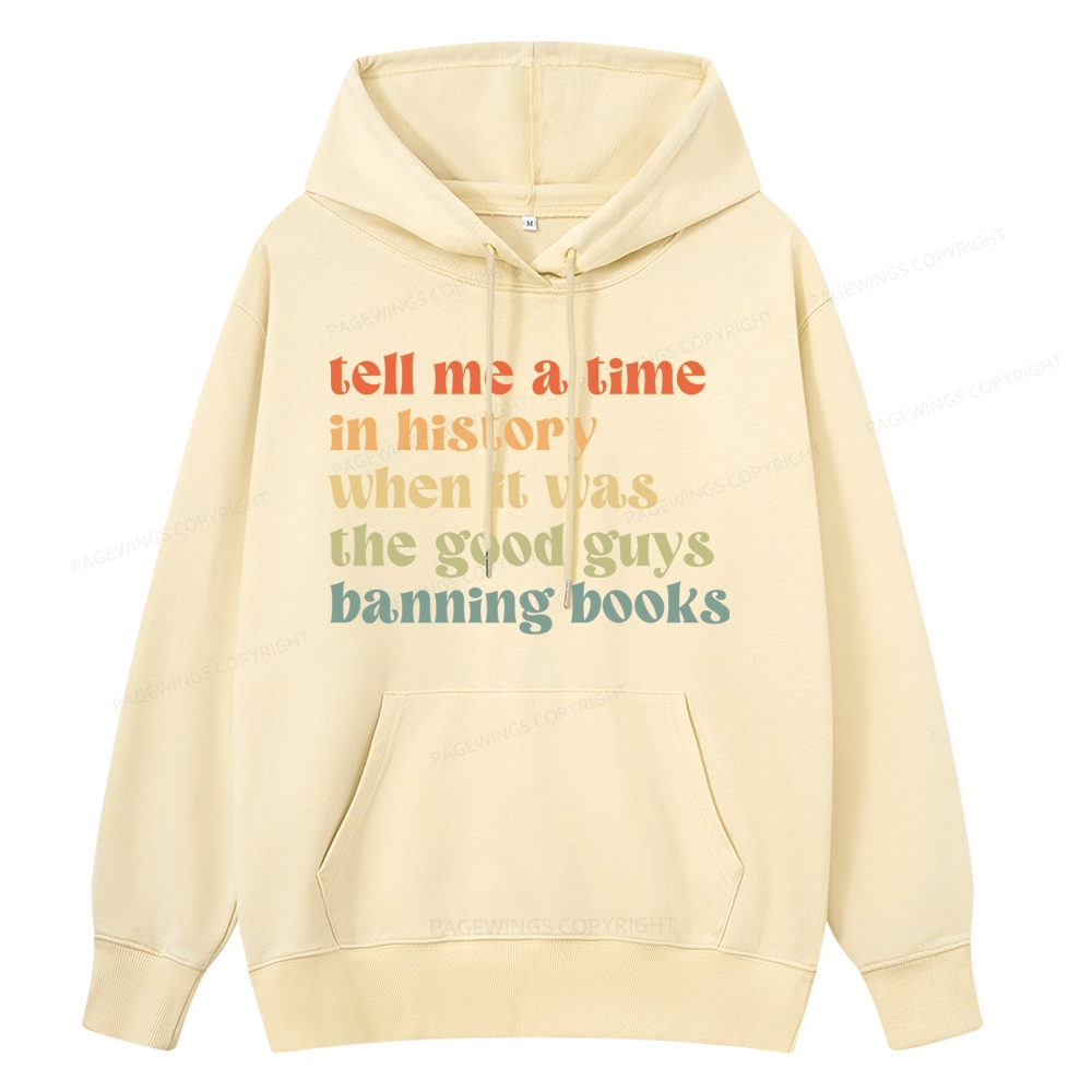 Pagewings Tell Me a Time in History Unisex Classic Hoodie
