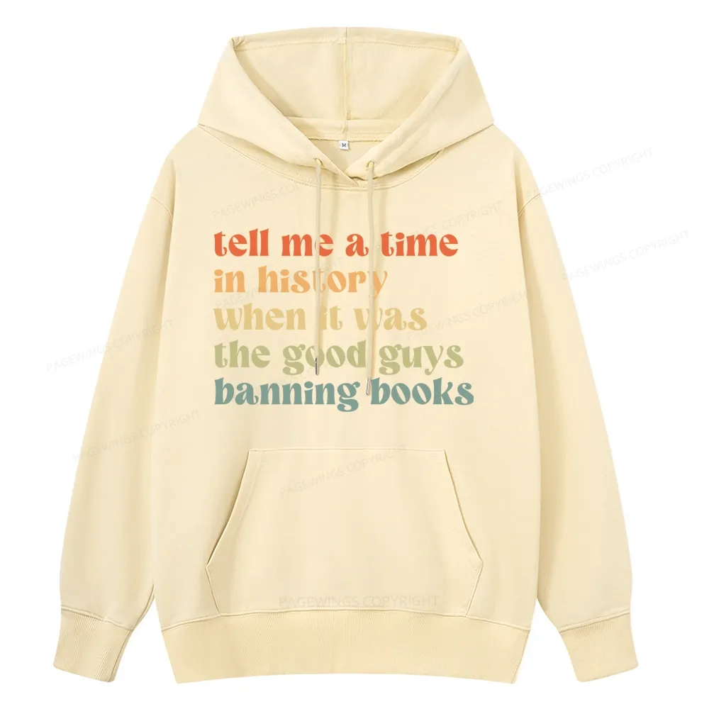 Pagewings Tell Me a Time in History Unisex Classic Hoodie