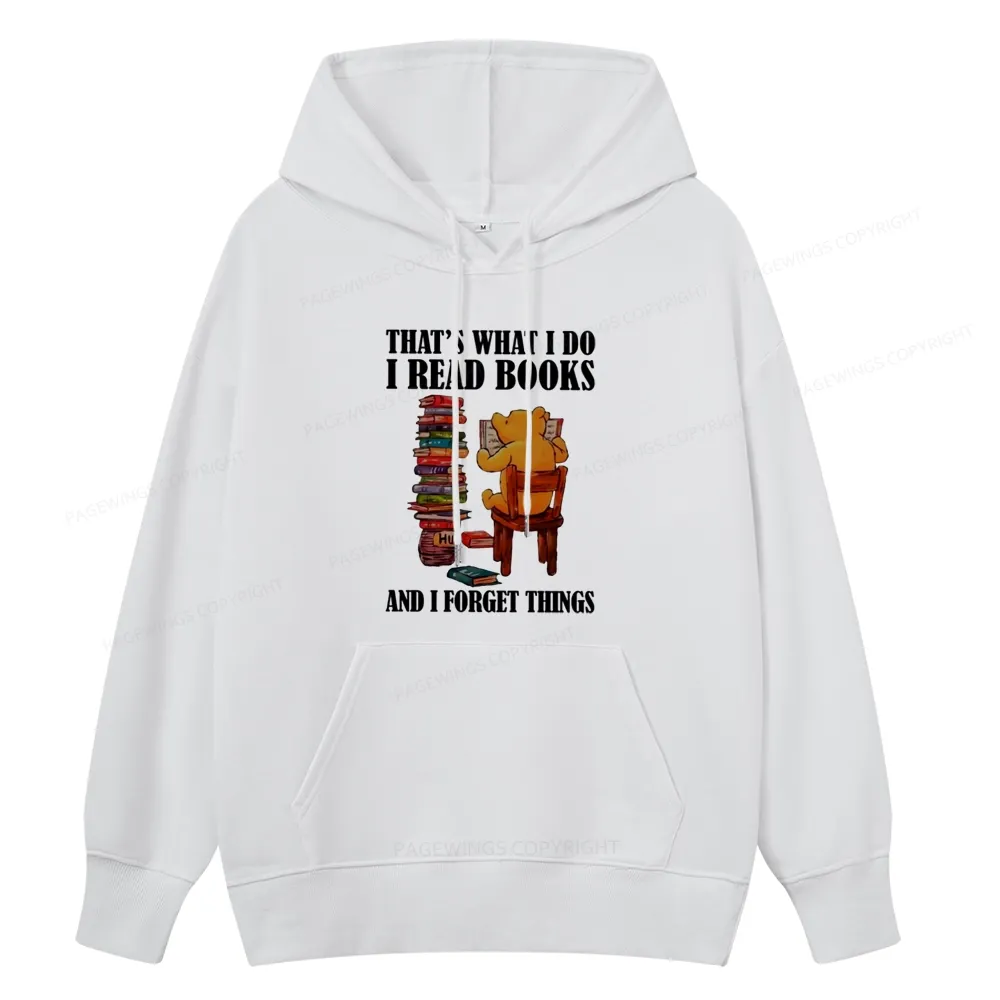 Pagewings That's What I Do I Read Books Unisex Classic Hoodie