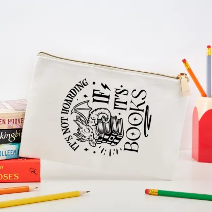Pagewings It's Not Hoarding If It's Books Pouch