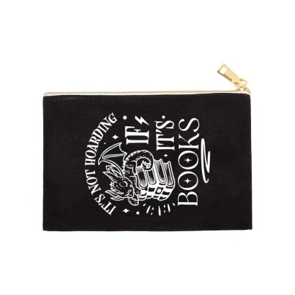 Pagewings It's Not Hoarding If It's Books Pouch